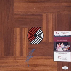 Anfernee Simons Signed Floorboard w/ JSA COA #AI99410 Portland Trail Blazers