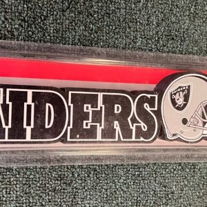 NFL FOOTBALL OAKLAND RAIDERS TEAM LOGO DESK TOPPER NEW SEALED GREAT GIFT