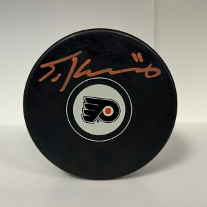 TRAVIS KONECNY PHILADEPHIA FLYERS SIGNED AUTOGRAPHED HOCKEY PUCK JSA AUTH