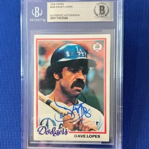 1978 TOPPS DAVEY JONES LA DODGERS SIGNED AUTOGRAPHED CARD #440 BECKETT