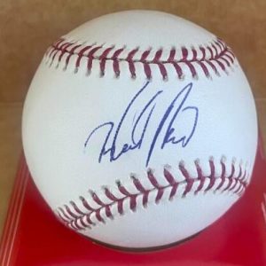 WILY MO PENA REDS/RED SOX SIGNED AUTO M.L. BASEBALL BECKETT AUTH