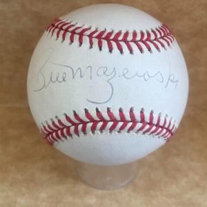BILL MAZEROSKI PIRATES SIGNED AUTOGRAPHED N.L. BASEBALL JSA AUTH