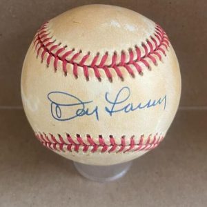 DON LARSEN NY YANKEES SIGNED AUTO VINTAGE A.L. BASEBALL BECKETT AUTH