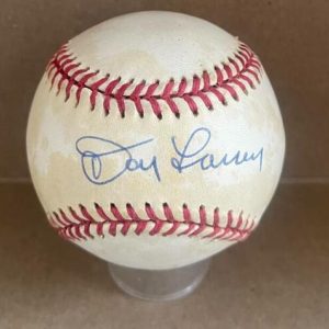 DON LARSEN NY YANKEES SIGNED AUTO VINTAGE A.L. BASEBALL BECKETT AUTH