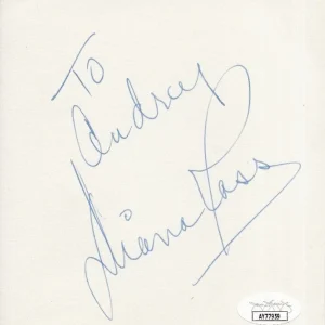 Diana Ross REAL SIGNED vintage Album Card JSA COA Autographed The Supremes