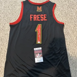 MARYLAND TERRAPINS- BRENDA FRESE SIGNED AUTOGRAPH JERSEY JSA COA BASKETBALL