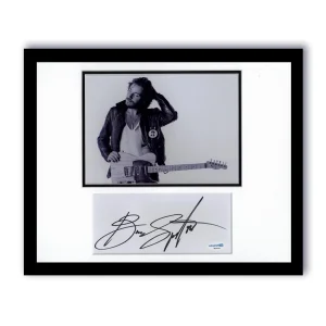 Bruce Springsteen "Born to Run" AUTOGRAPH Signed Framed 11x14 Display C ACOA