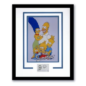 Matt Groening "The Simpsons" AUTOGRAPH Signed Sketch Framed 11x14 Display ACOA