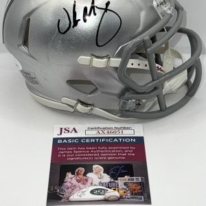 Urban Meyer Signed Autographed Ohio State Buckeyes Mini Helmet JSA COA