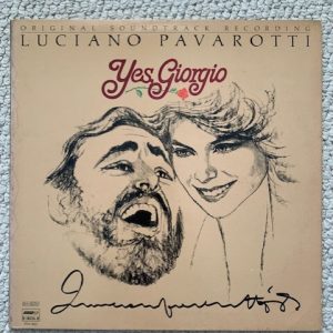 LUCIANO PAVAROTTI HAND SIGNED VINTAGE VINYL YES GIORGIO ALBUM RARE JSA