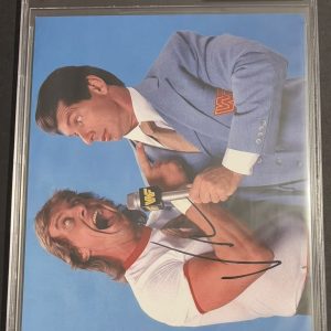 Vince McMahon Signed Slabbed 8x10 Photo Beckett COA WWE CEO Owner The Boss