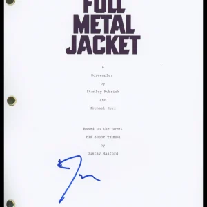 Vincent D'Onofrio "Full Metal Jacket" AUTOGRAPH Signed Script Screenplay ACOA