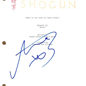 Anna Sawai SHOGUN Signed Autograph Pilot Episode Script Full Screenplay COA