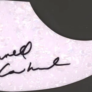 ARNELL CARMICHAEL RAYDIO SIGNED AUTOGRAPH ACOUSTIC GUITAR PICKGUARD ACOA