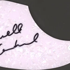 ARNELL CARMICHAEL RAYDIO SIGNED AUTOGRAPH ACOUSTIC GUITAR PICKGUARD ACOA