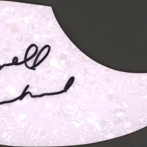 ARNELL CARMICHAEL RAYDIO SIGNED AUTOGRAPH ACOUSTIC GUITAR PICKGUARD ACOA