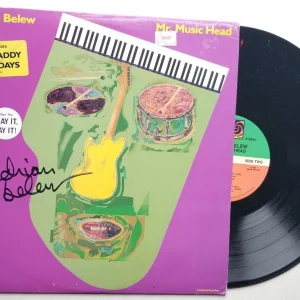 Adrian Belew REAL SIGNED Mr. Music Head Vinyl Record EXACT PROOF King Crimson