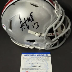 Cris Carter Signed Autographed Ohio State Buckeyes Mini Helmet PSA/DNA