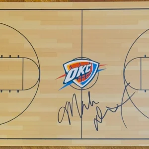 Mark Daigneault Signed Autographed Oklahoma City Thunder Coaches Clipboard JSA