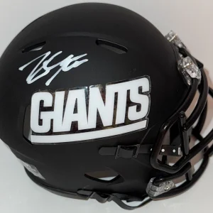 Tyler Nubin Signed Autographed Custom New York Giants Mini Helmet PSA/DNA