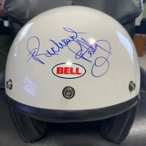 RICHARD PETTY SIGNED FULL SIZE BELL RACING HELMET HUGE+PERFECT SIG JSA