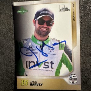 2025 Parkside First Edition Indy Car Trading Card 500 Jack Harvey Signed