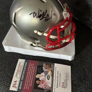 Will Howard Signed Mini Helmet Ohio State Buckeyes JSA Authentication COA