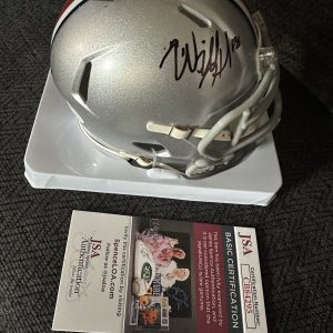 Will Howard Signed Mini Helmet Ohio State Buckeyes JSA Authentication COA