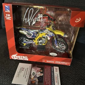 Travis Pastrana Signed Nitro Circus Bike Figure JSA Authentication COA