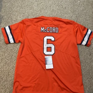 SYRACUSE ORANGE- KYLE MCCORD SIGNED AUTOGRAPH JERSEY JSA COA FOOTBALL STAR