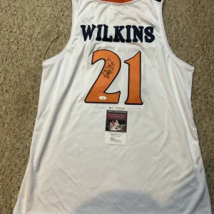 VIRGINIA CAVALIERS- ISAIAH WILKINS SIGNED AUTOGRAPH JERSEY JSA COA BASKETBALL
