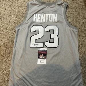 PROVIDENCE FRIARS- LADONTAE HENTON SIGNED AUTOGRAPH JERSEY JSA COA BASKETBALL