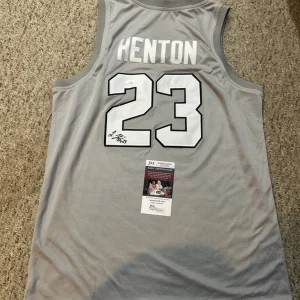 PROVIDENCE FRIARS- LADONTAE HENTON SIGNED AUTOGRAPH JERSEY JSA COA BASKETBALL