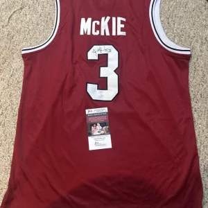 SOUTH CAROLINA GAMECOCKS- BJ MCKIE SIGNED AUTOGRAPH JERSEY JSA COA BASKETBALL