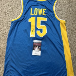 PITTSBURGH PANTHERS- JALAND LOWE SIGNED AUTOGRAPH JERSEY JSA COA BASKETBALL STAR