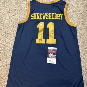 NOTRE DAME FIGHTING IRISH- BRAEDEN SHREWSBERRY SIGNED AUTOGRAPH JERSEY JSA COA