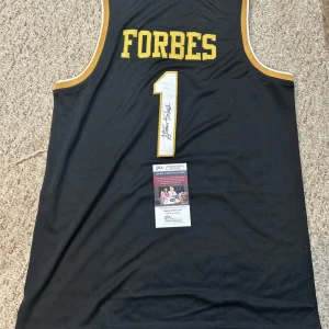 WAKE FOREST DEMON DEACONS- STEVE FORBES SIGNED AUTOGRAPH JERSEY JSA COA COACH