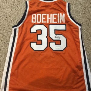 SYRACUSE ORANGE- BUDDY BOEHEIM SIGNED AUTOGRAPH JERSEY JSA COA BASKETBALL STAR