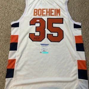 SYRACUSE ORANGE- BUDDY BOEHEIM SIGNED AUTOGRAPH JERSEY PSA COA BASKETBALL STAR