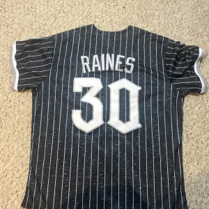 CHICAGO WHITE SOX- TIM RAINES SIZE LARGE L JERSEY CITY CONNECT SOUTHSIDE MENS