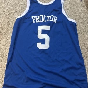 DUKE BLUE DEVILS- TYRESE PROCTOR SIZE XL JERSEY MENS BLUE #5 BASKETBALL