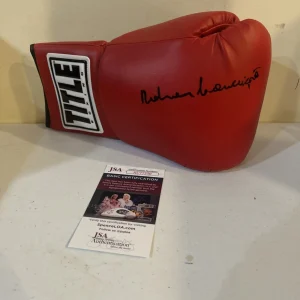 ROBSON CONCEICAO SIGNED AUTOGRAPH BOXING GLOVE JSA COA OLYMPIC GOLD BRAZIL WBC