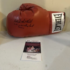 KELLY PAVLIK SIGNED AUTOGRAPH EVERLAST BOXING GLOVE JSA COA 34 KO CHAMP