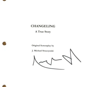 Angelina Jolie "Changeling" Signed Autograph Movie Script Full Screenplay ACOA
