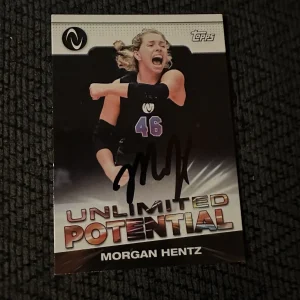 Morgan Hentz Signed In Person Trading Card Autographed