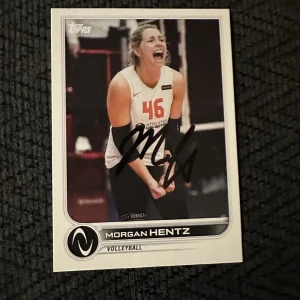 Morgan Hentz Signed In Person Trading Card Autographed