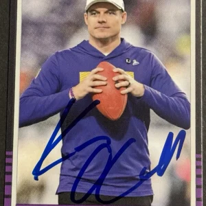 Kevin O’Connell Signed Autographed Custom Minnesota Viking Card BAS Beckett COA