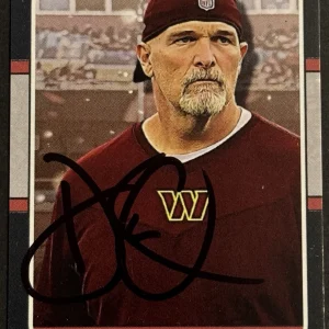 Dan Quinn Signed Autographed Custom Washington Commanders Card BAS Beckett