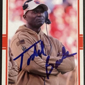 Todd Bowles Signed Autographed Custom Tampa Bay Buccaneers Card BAS Beckett