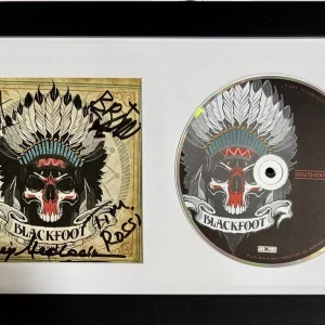 Blackfoot Signed Southern Native CD Framed Rickey Medlocke Lynyrd Skynyrd COA